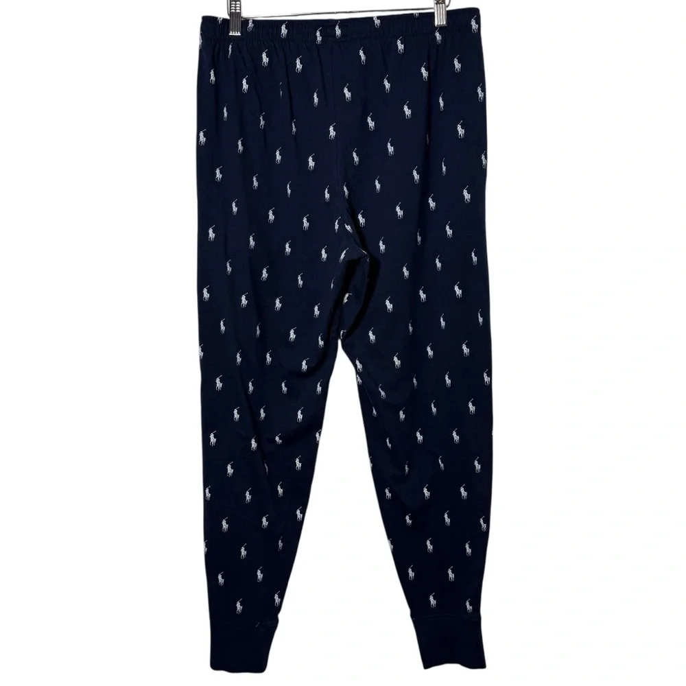 Polo Ralph Lauren Mens Polo Pony Cotton Sleep Jogger Navy Blue Nevis Large